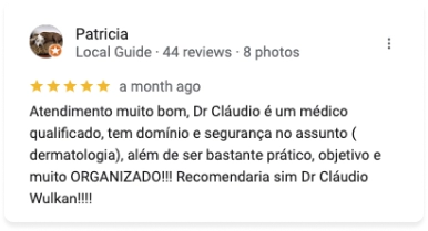 Preenchimento facial na Clínica Wulkan