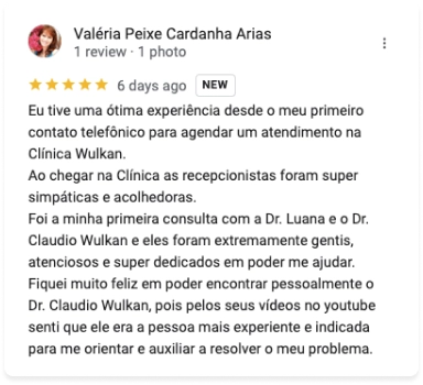 Tratamento de toxina botulínica na Clínica Wulkan